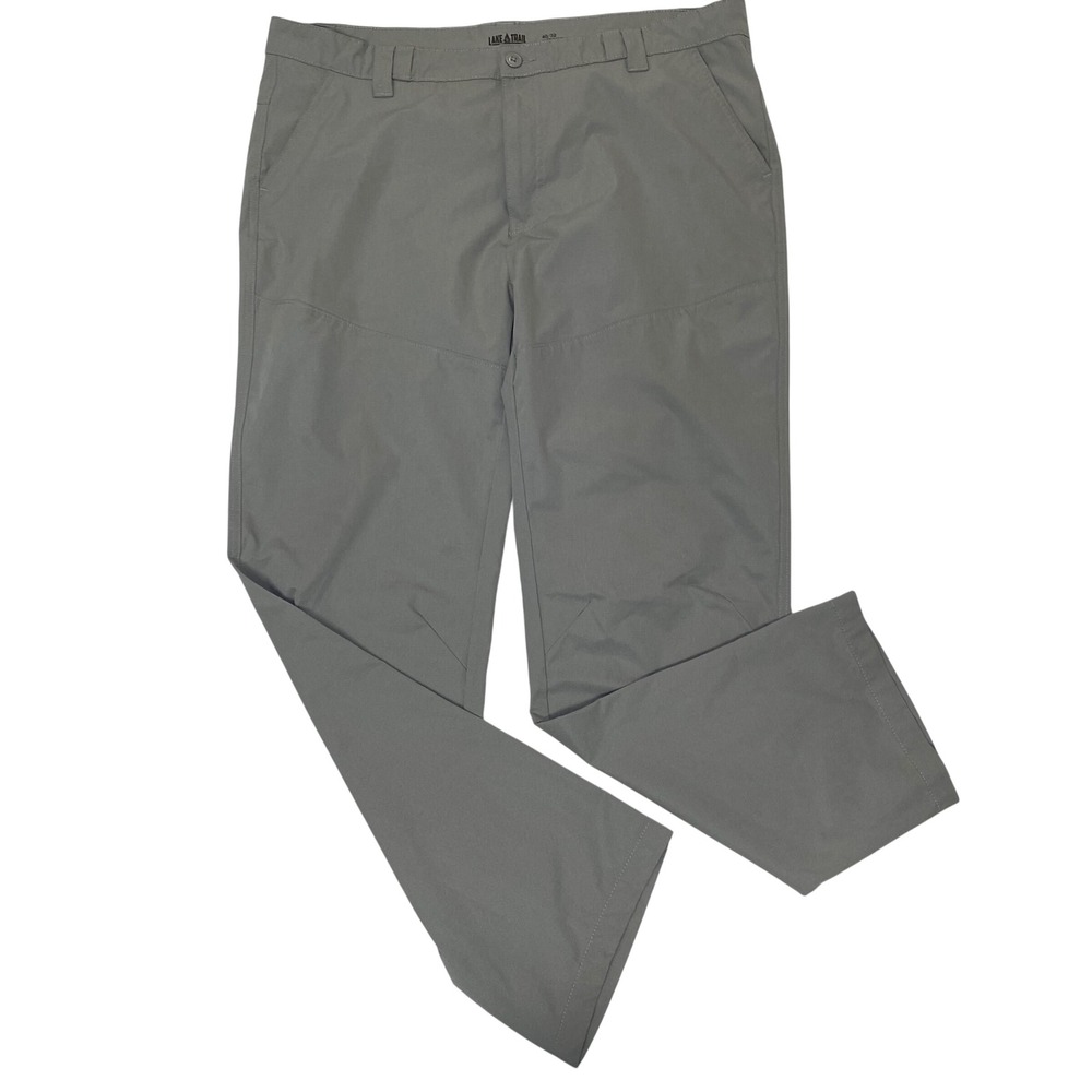 Lake and‎ Trail Mens Pants 40x32 Gray Lightweight Performance Hiking Outdoor